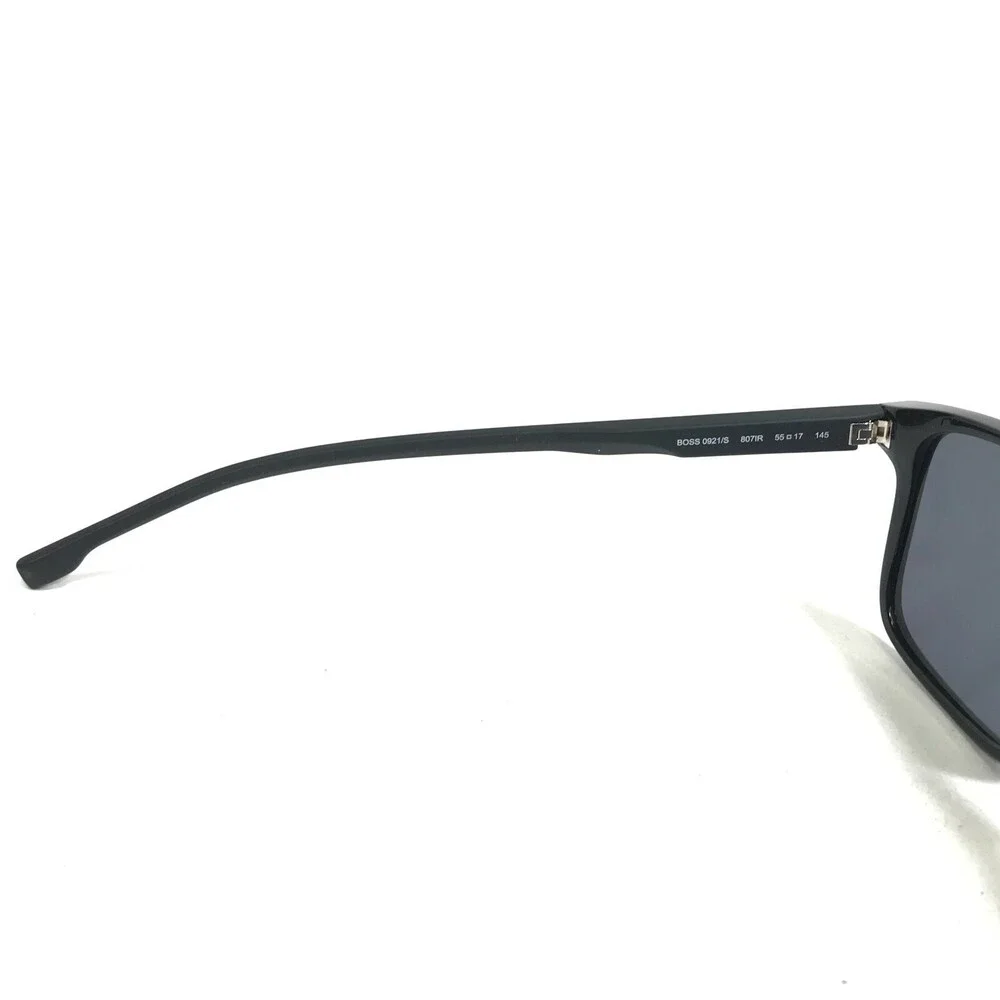 Hugo Boss BOSS 0921/S 807IR Black Square Frames with Black Lenses 55-17-145